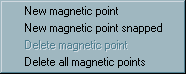 magnetic points menu